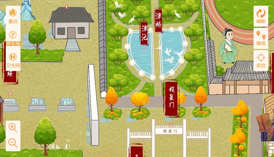 宁海手绘地图景区语音讲解导览系统：智慧景区建设的基石